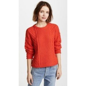 MADEWELL Chunky Cableknit Pullover Sweater XXS
